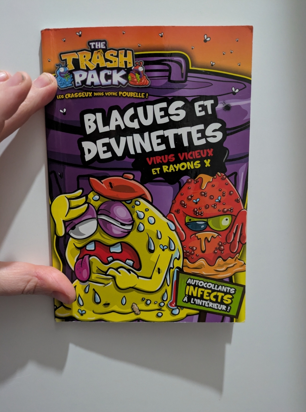 🌞4/20$ Trash Pack Blagues et Devinettes Book - Purple & Orange